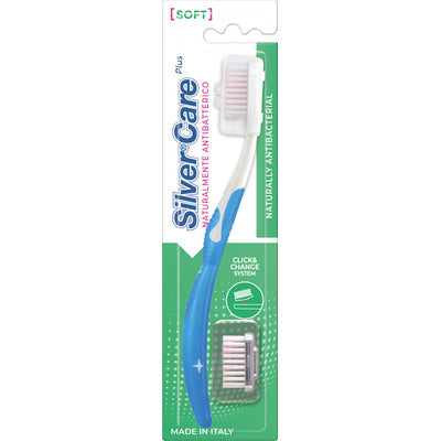 PIAVE SPAZZOLINO SILVER MORB.+RICAMBIO 12 PZ