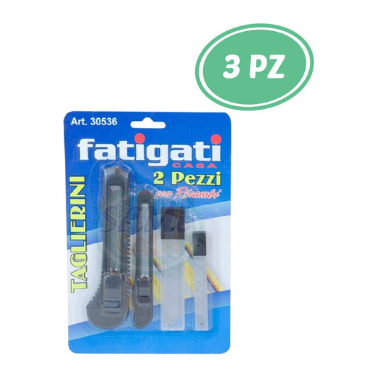 TAGLIERINO 2PZ CON RICAMBI 3 PZ