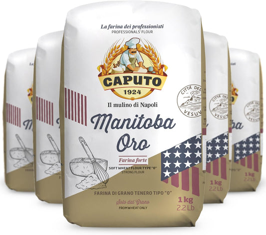 Manitoba Oro Caputo Farina Tipo 0 / 5 kg (5 x 1 kg)