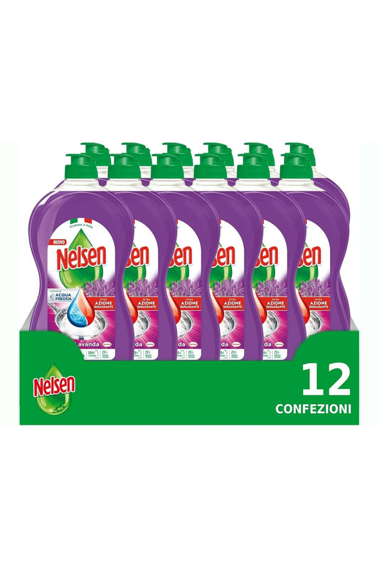 DETERSIVO PIATTI NELSEN 850ML LAVANDA X 12