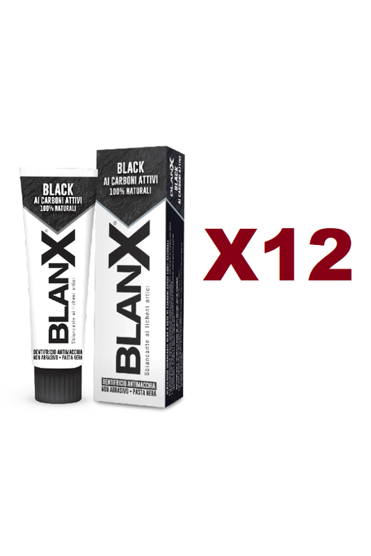 BlanX Dentifricio Carbon Black 12pz