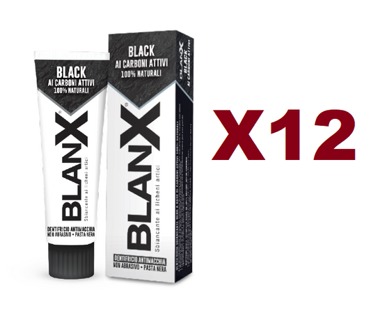 BlanX Dentifricio Carbon Black 12pz