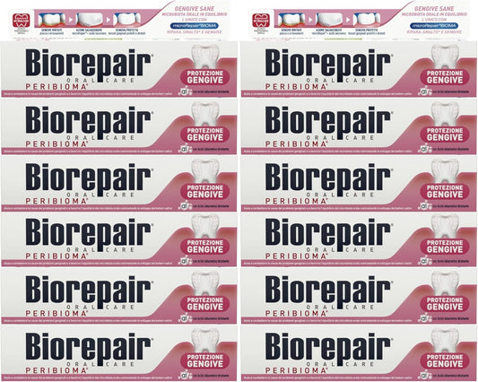 Biorepair Dentifricio Protezione Gengive Peribioma 60 ml 12pz