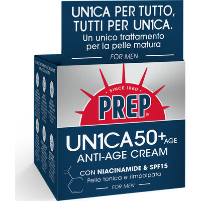 PREP MEN UNICA 50+ ANTIAGE VASO ML.75 8 PZ