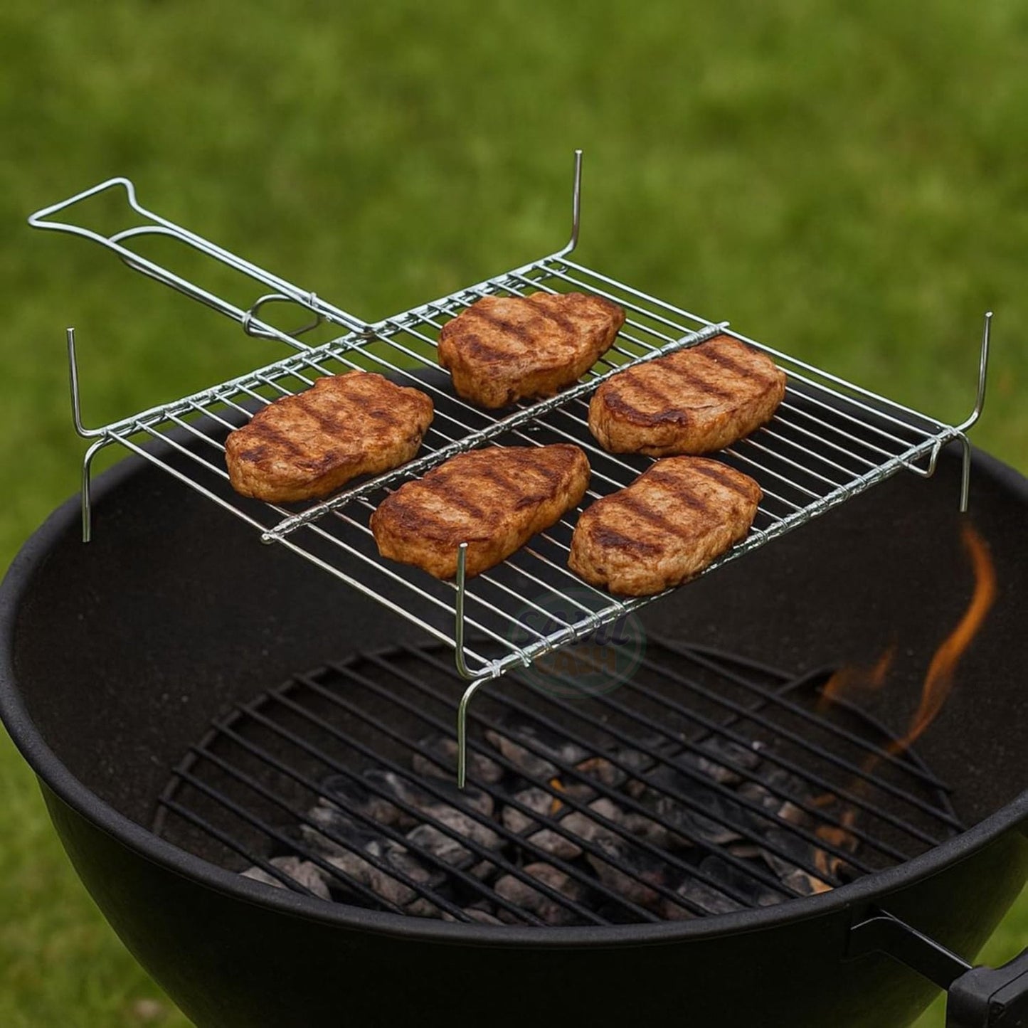 Graticola BBQ 25x25 11 Barre Griglia Acciaio