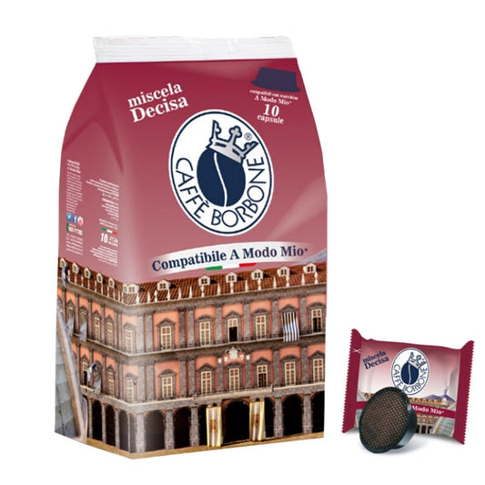 Caffè Borbone Capsule Compatibili A Modo Mio  Miscela Decisa 10pz