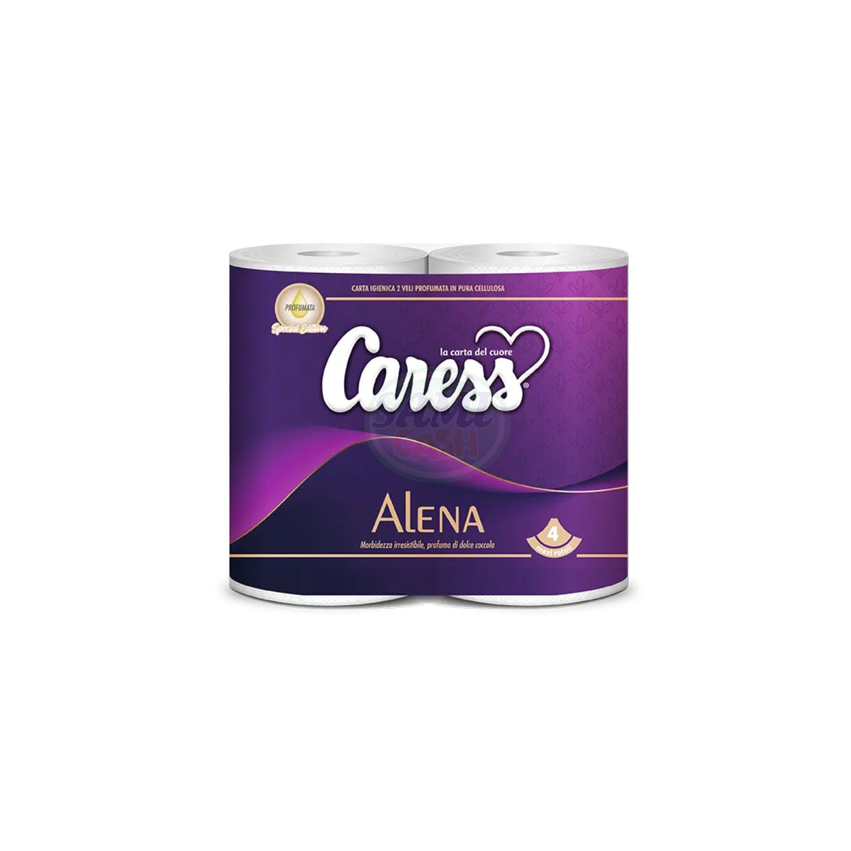 Carta Igienica Caress 4R 2Veli Alena Pack da 10 Totale Rotoli 40