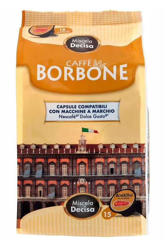 Caffè Borbone Capsule Compatibili Dolce Gusto  Miscela Decisa 15pz