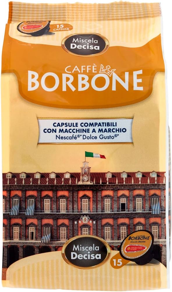 Caffè Borbone Capsule Compatibili Dolce Gusto  Miscela Decisa 15pz