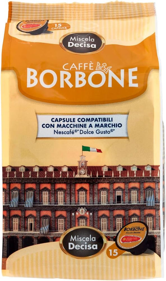 Caffè Borbone Capsule Compatibili Dolce Gusto  Miscela Decisa 15pz