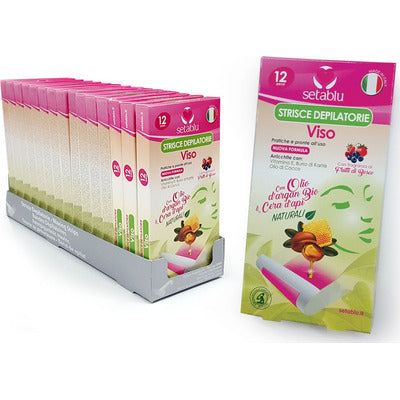 SETABLU 12 STRISCIE DEPILAT.VISO 16760 9 PZ