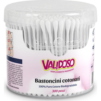 VALIDOSO 300 BASTONCINI COTONATI 12 PZ
