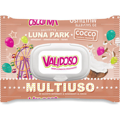 VALIDOSO 20 SALVIETTE MULTIUSO COCCO 24 PZ