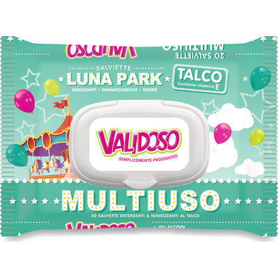 VALIDOSO 20 SALVIETTE MULTIUSO TALCO 12 PZ