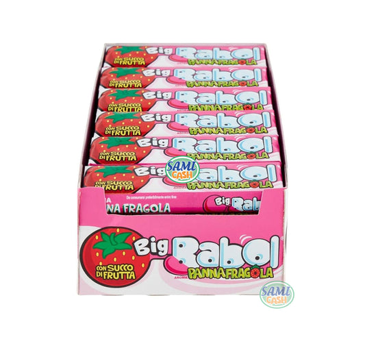 Big Babol Panna Fragola Stick 5x24