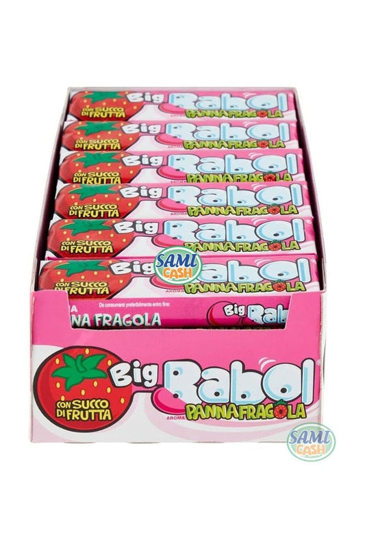 Big Babol Panna Fragola Stick 5x24