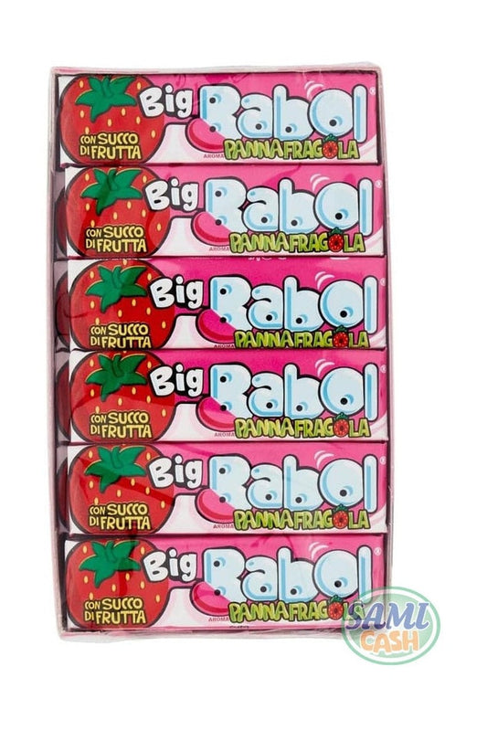 Big Babol Panna Fragola Stick 5x24