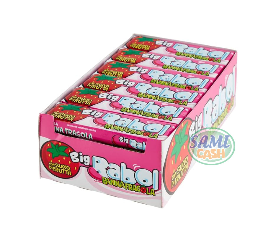 Big Babol Panna Fragola Stick 5x24