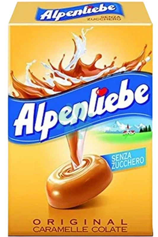 Caramelle Alpenliebe Senza Zucchero Original Astuccio 20 Pezzi