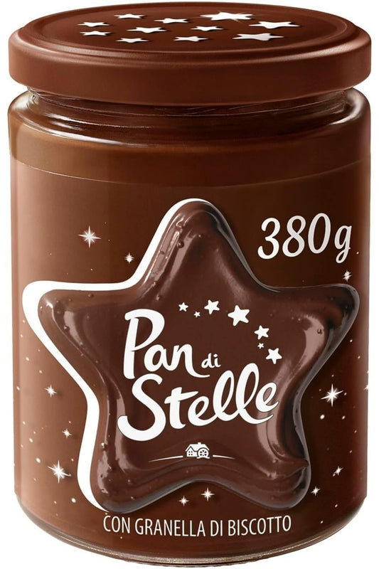 Pan di Stelle Crema Spalmabile 380g Cacao e Nocciole Biscotti x 3 Pezzi Colazione