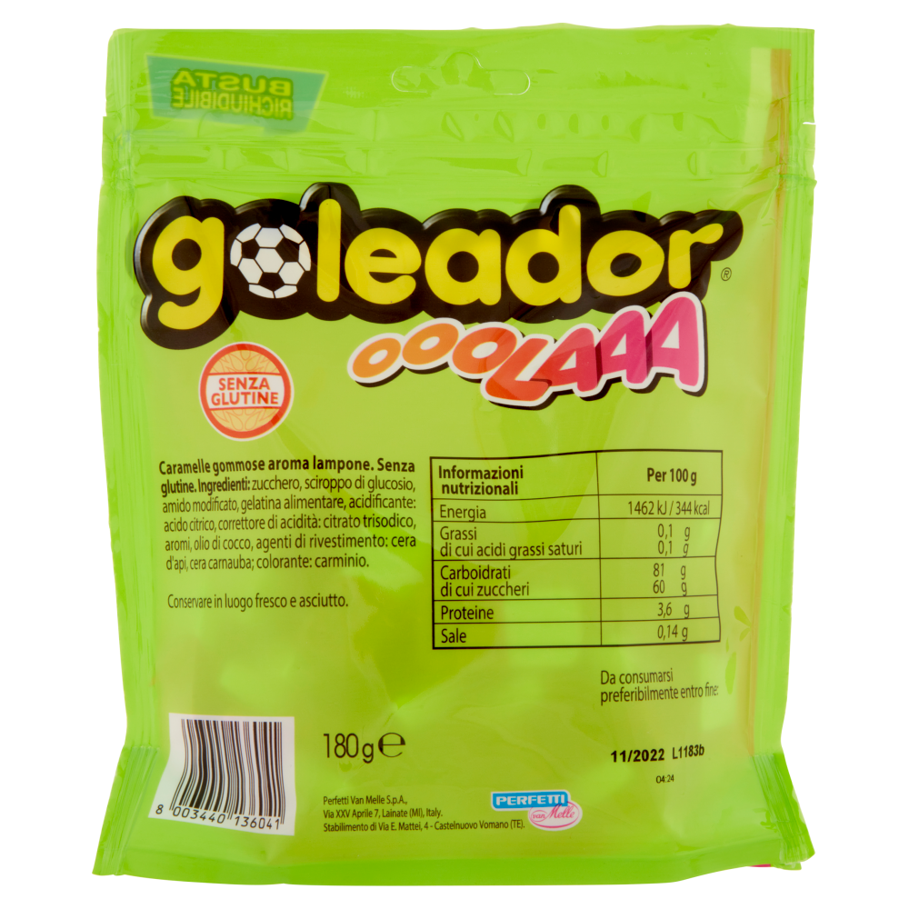 Caramelle Goleador Ola Milk Berry Busta