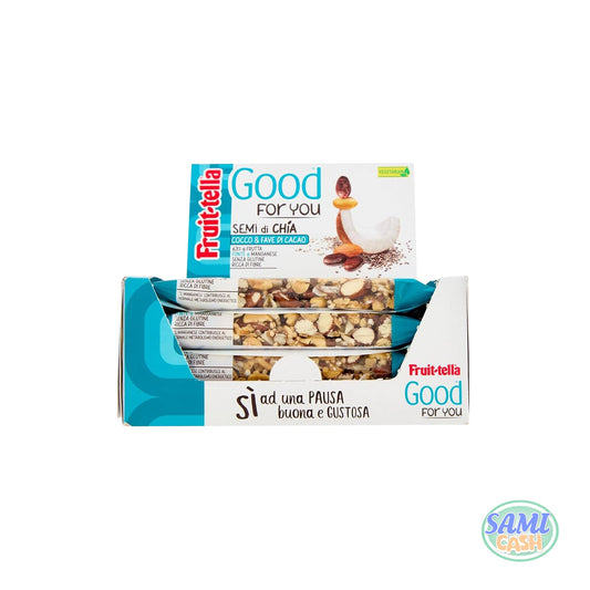 Healthy Snack Fruittella Barretta Cocco e Fave di Cacao