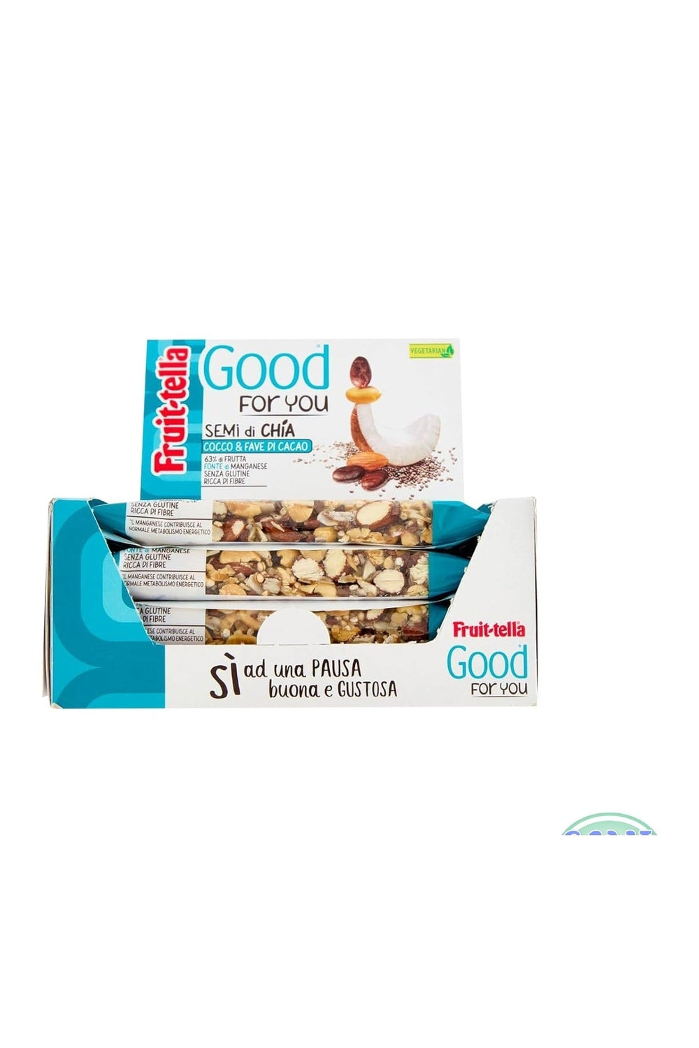 Healthy Snack Fruittella Barretta Cocco e Fave di Cacao