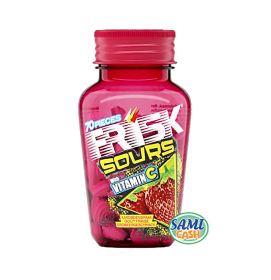 Caramelle Frisk Sours Strawberry Barattolo 6 Pezzi