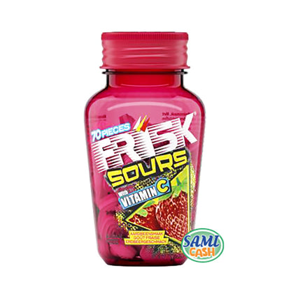 Caramelle Frisk Sours Strawberry Barattolo 6 Pezzi