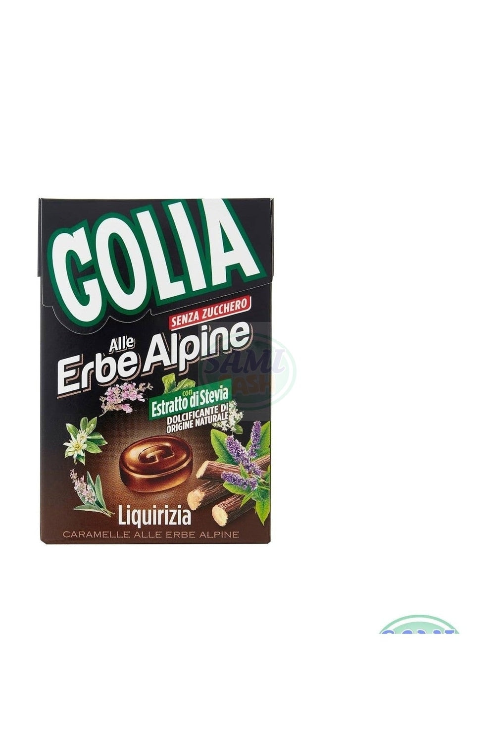 Caramelle Golia Erbe Alpine Liquirizia Astuccio 20 pezzi
