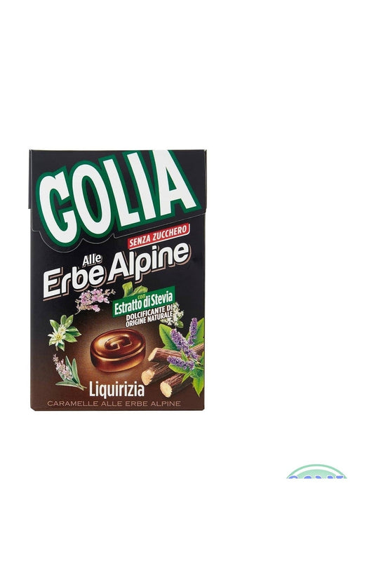 Caramelle Golia Erbe Alpine Liquirizia Astuccio 20 pezzi