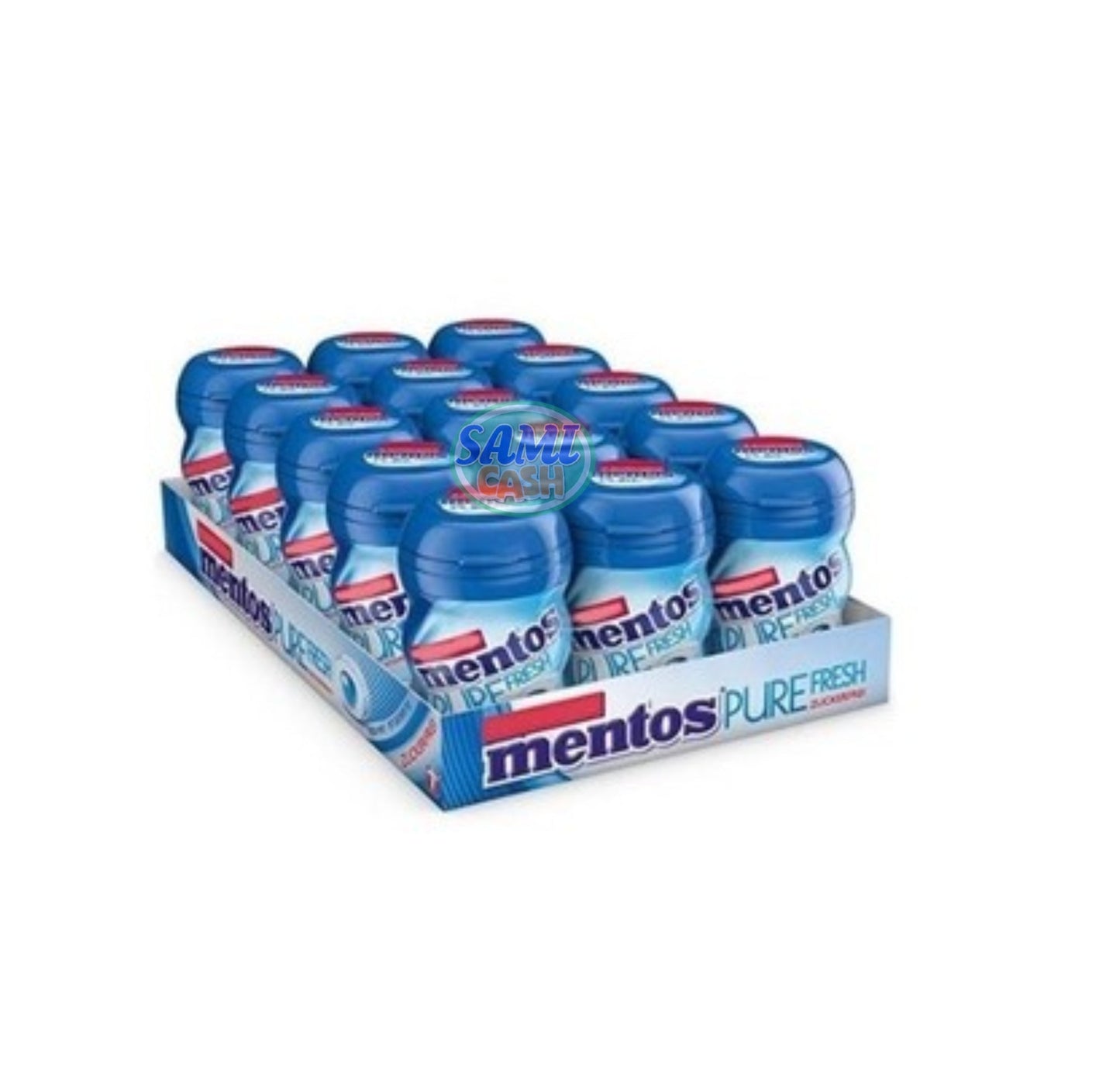 Chewing Gum Mentos Pure Fresh Nano Bottle Fresh Mint 15 Pezzi