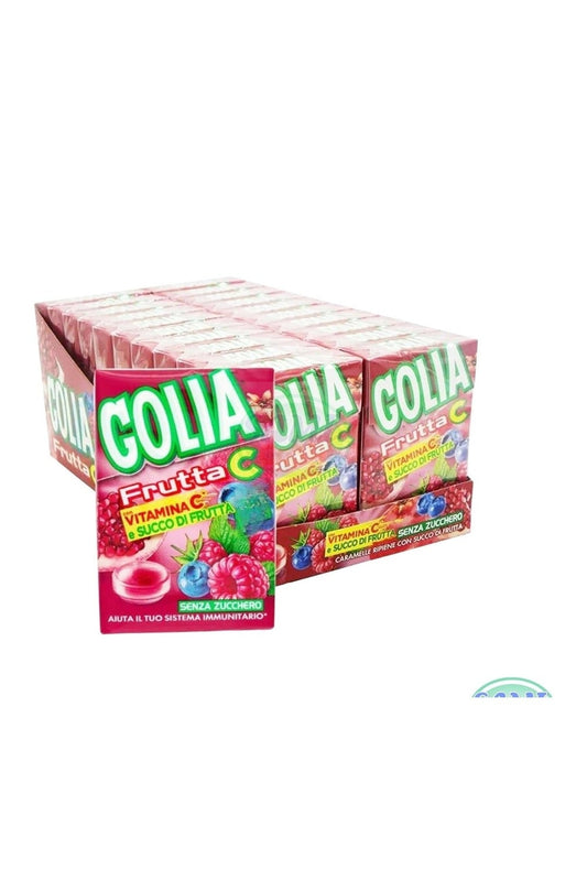 Caramelle Golia Frutta C Frutti Rossi Astuccio 20 Pezzi