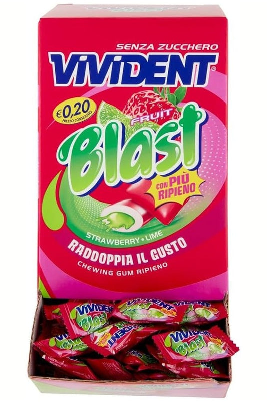 Vivident Blast Fruit(Strawberry-Lime) Monopezzo x200