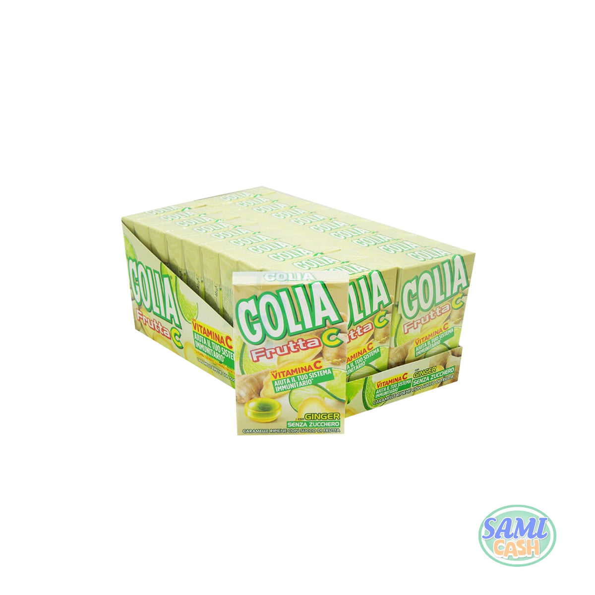 Caramelle Golia Frutta C Ginger Lime Astuccio 20 Pezzi