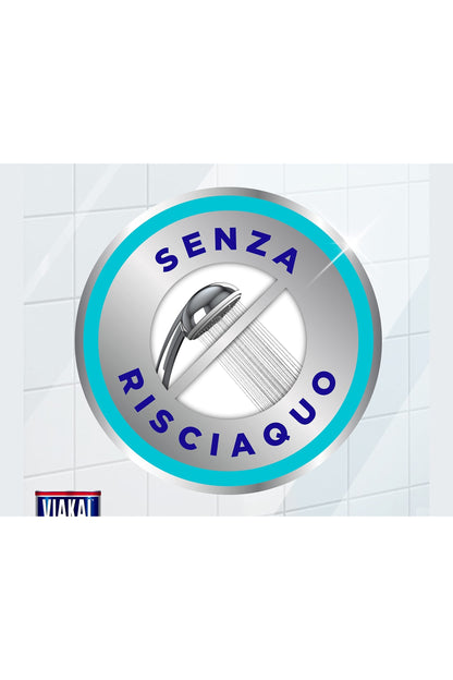 Viakal Anticalcare Detersivo Spray Doccia Senza Risciacquo, 10 x 500 ml, Rimozione del Calcare fino al 100%, Pulito brillante, Brillantezza che dura a lungo