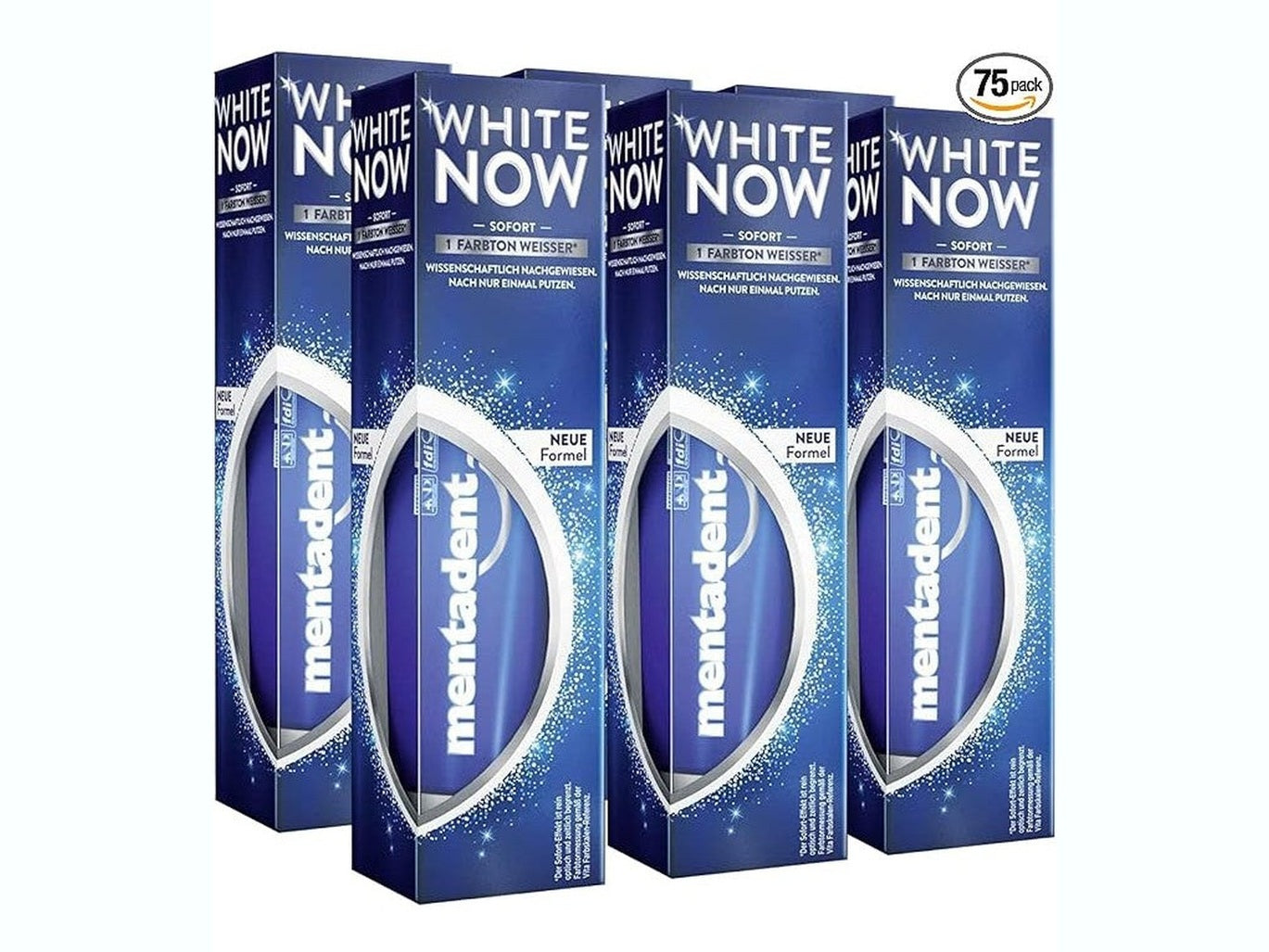Mentadent White Now 75ml – Immediate Whitening Effect