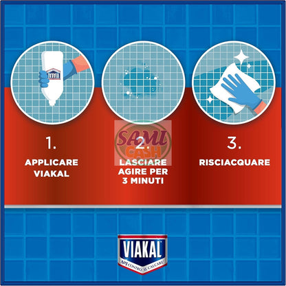 Viakal Anticalcare Detersivo Liquido Classico, 10 x 470 ml