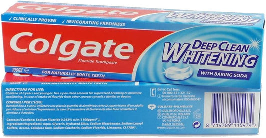 Dentifricio Colgate 100ml Deep Clean Whitening
