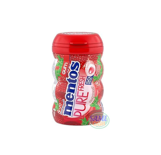 Chewing Gum Mentos Pure Fresh Strawberry Medium Bottle