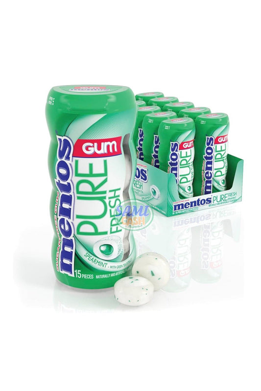 Chewing Gum Mentos Pure Fresh Spearmint Medium Bottle
