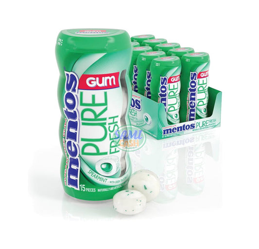 Chewing Gum Mentos Pure Fresh Spearmint Medium Bottle