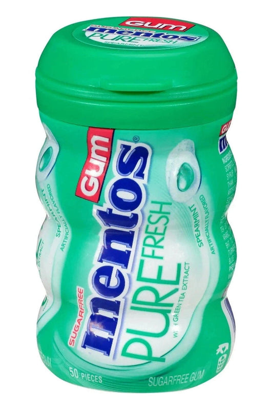 Chewing Gum Mentos Pure Fresh Fresh Mint Medium Bottle