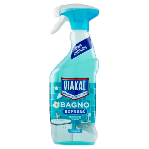 Viakal Anticalcare Spray Doccia 470ml Fiori Primavera Anticalcare 15pz
