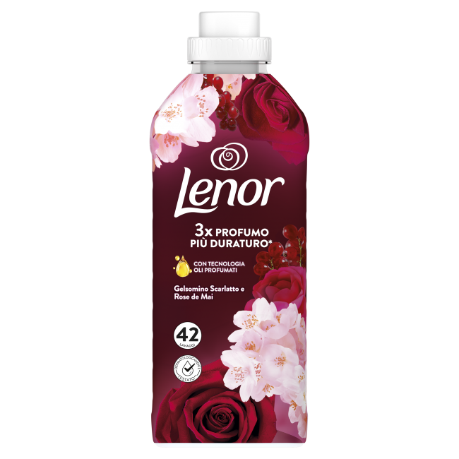 Lenor Ammorbidente 42 Lavaggi Gelsomino Scarlatto Intenso 6pz