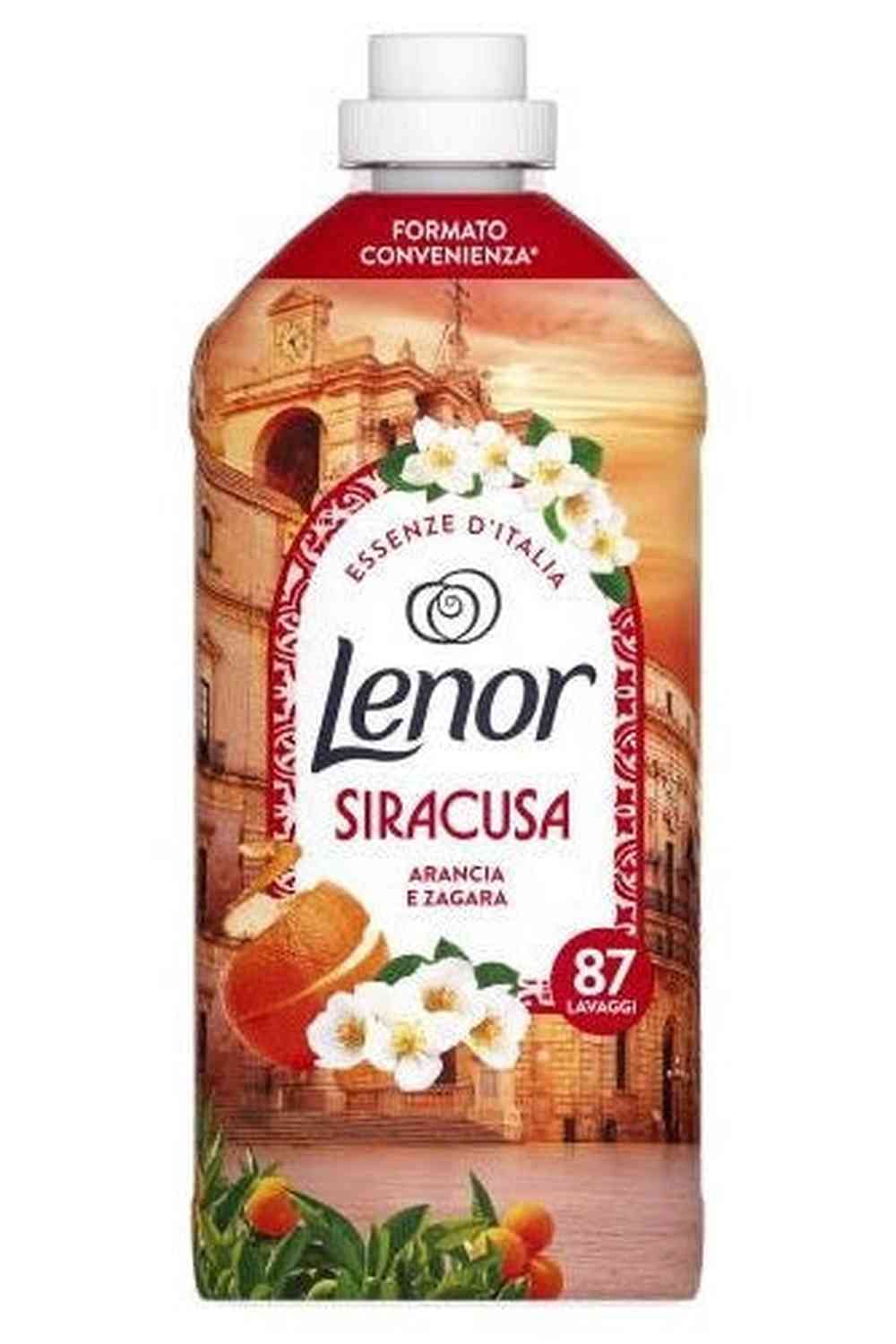 Lenor Ammorbidente 87 Lavaggi Essenze Siracusa Agrumato Sicilia 6pz