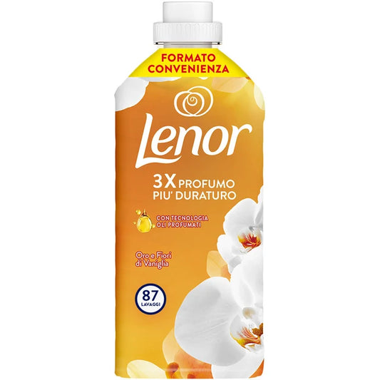 Lenor Ammorbidente 87 Lavaggi Oro e Fiori Profumo Lungo 6pz