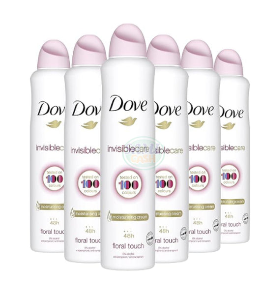 Dove Deodorante Spray Invisible Care - 250 Ml, 6 Unità