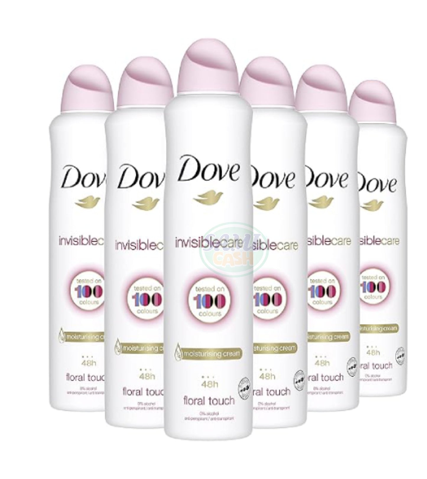 Dove Deodorante Spray Invisible Care - 250 Ml, 6 Unità