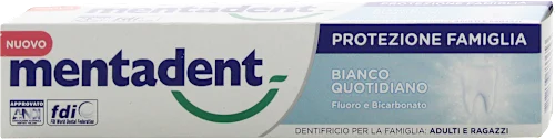 Mentadent Protezione Famiglia 75ml BIANCO QUOTIDIANO 12pz